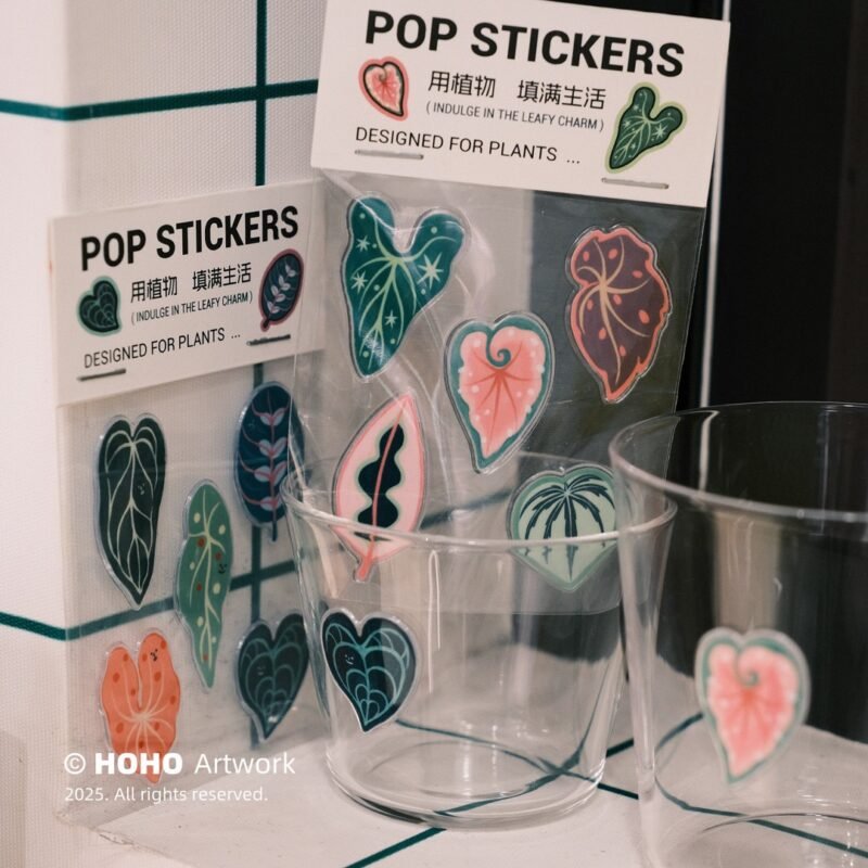 3D Bubble Stickers